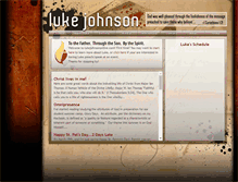 Tablet Screenshot of lukejohnsononline.com